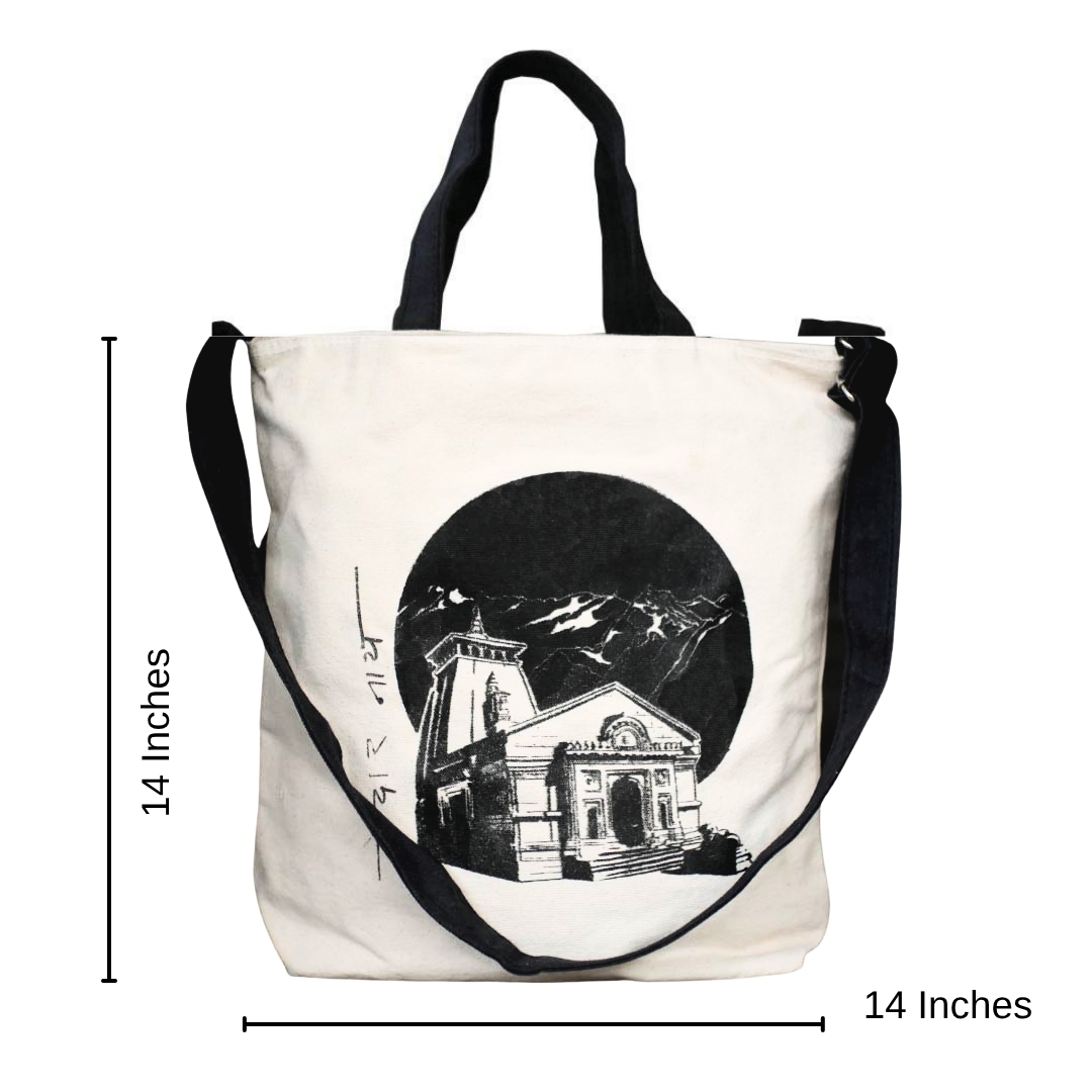 The Kedarnath Canvas Tote Bag (Medium)
