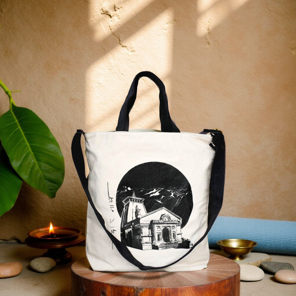 The Kedarnath Canvas Tote Bag (Medium)