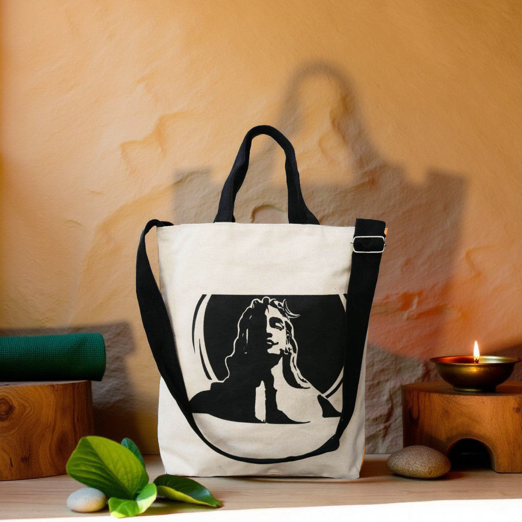 The Adiyogi Canvas Tote Bag (Medium)