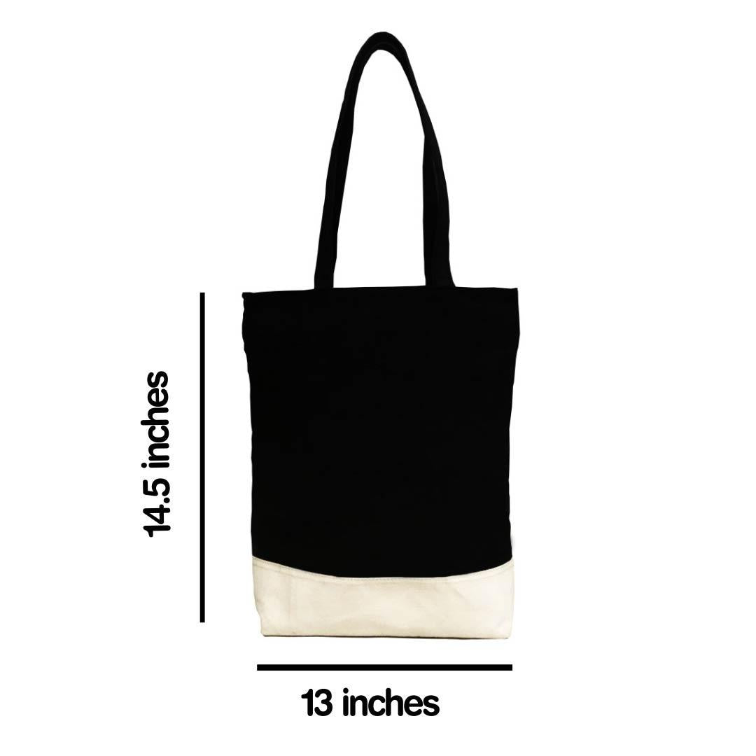 Double Colour Canvas Tote Bag