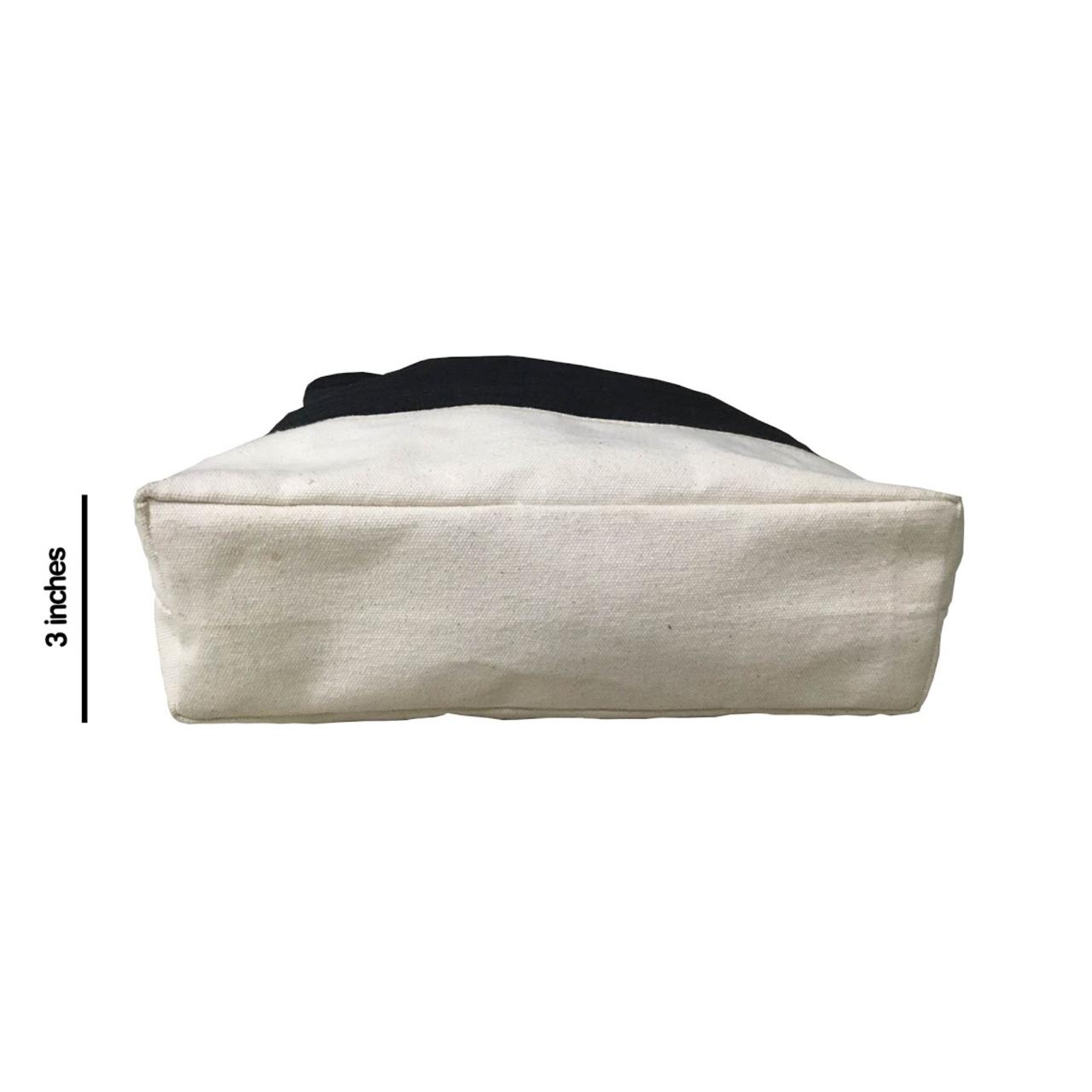 Double Colour Canvas Tote Bag
