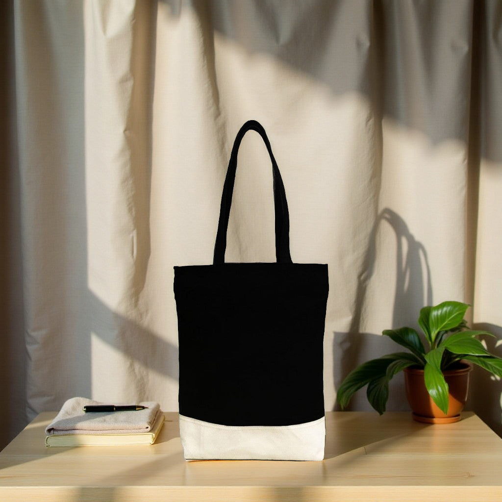 Double Colour Canvas Tote Bag
