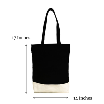 Double Colour Canvas Tote Bag