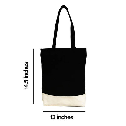 Double Colour Canvas Tote Bag